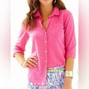 Lilly Pulitzer Button-Up Shirt-L